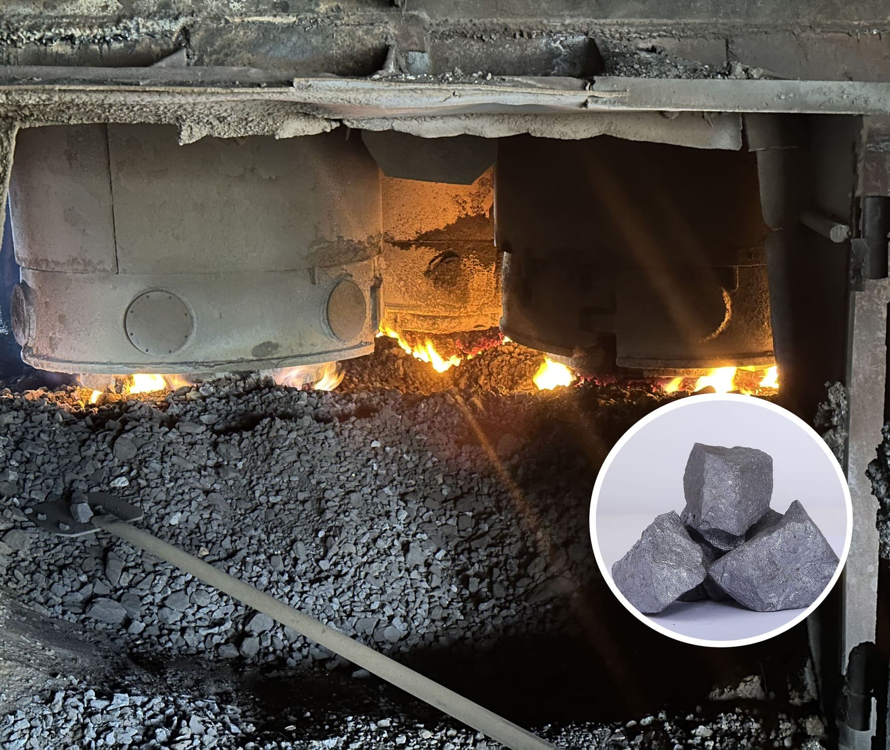 Ferroalloy smelting furnace