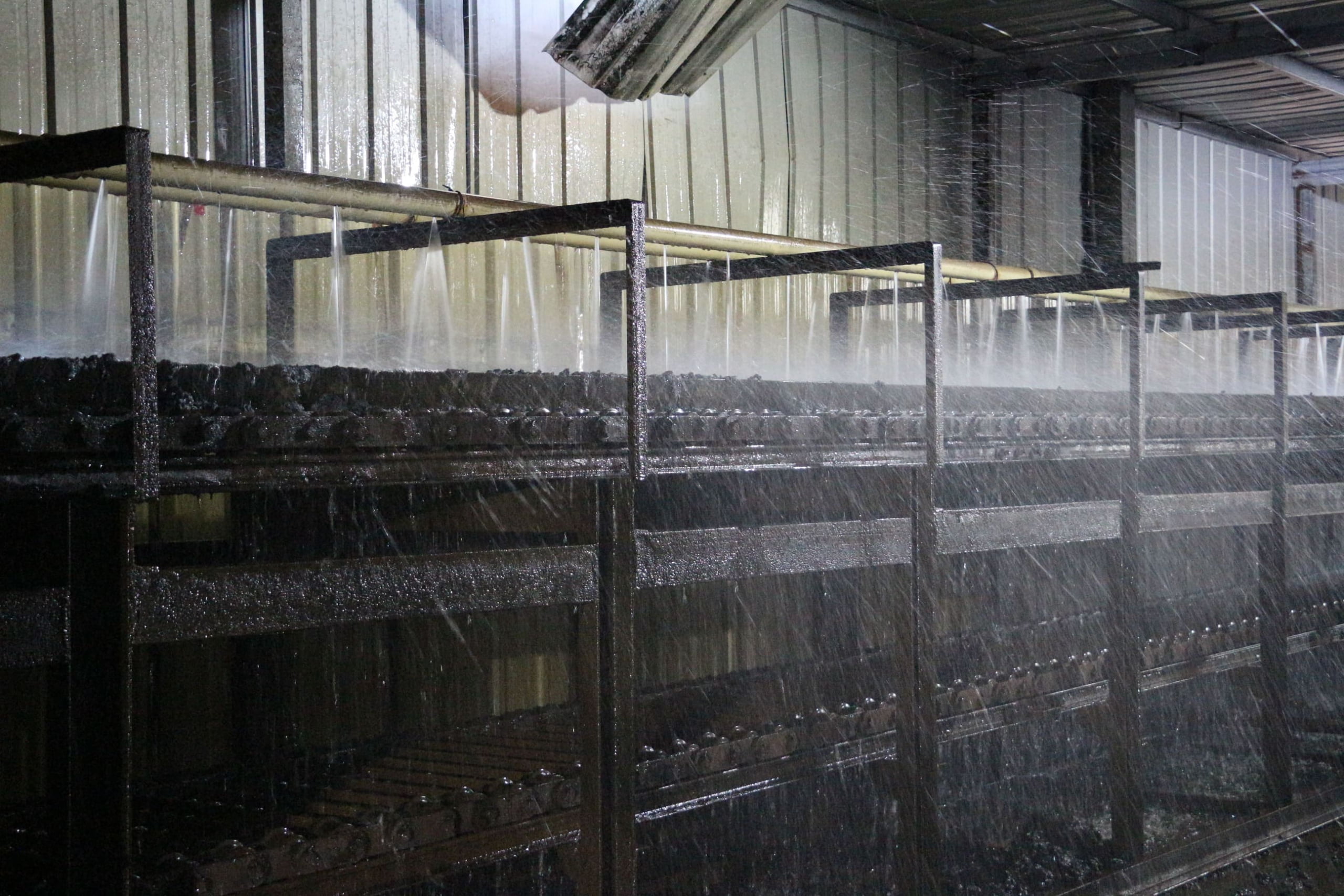 Water cooling process